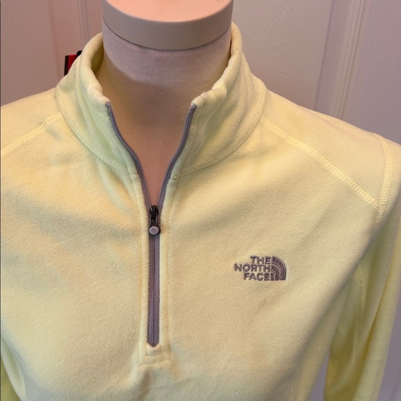 The North Face Yellow Fleece Sweatshirt - Picture 1 of 6